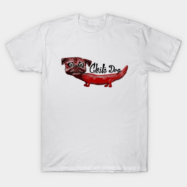 Chili Dog T-Shirt by msmart